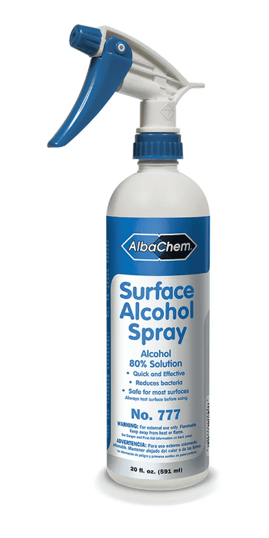 alcohol cleaner spray,