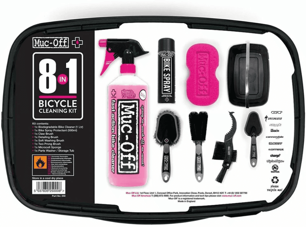 bicycle cleaning kit