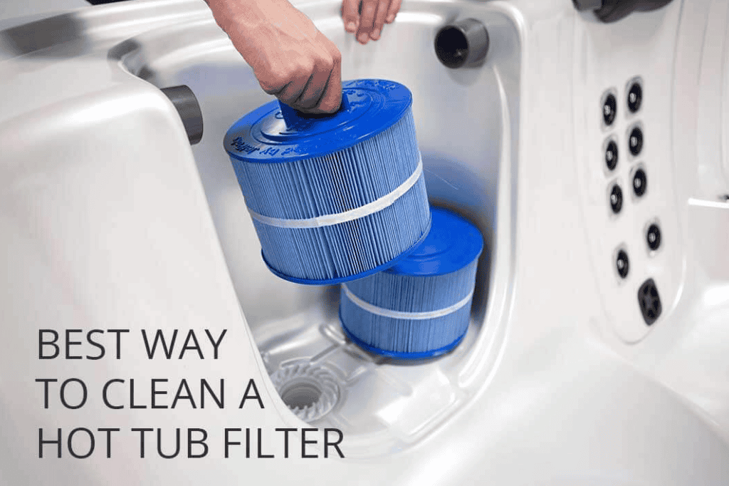 hot tub filter cleaner